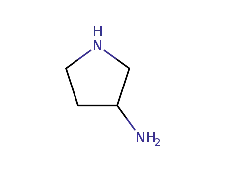 Molecular Structure of 79286-79-6 (3-Aminopyrrolidine)