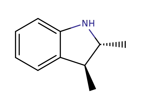 Molecular Structure of 7356-42-5 ((2S,3R)-2,3-dimethyl-2,3-dihydro-1H-indole)