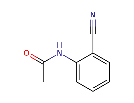 Molecular Structure of 25116-00-1 (N-(2-cyanophenyl)acetamide)