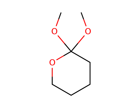 Molecular Structure of 66607-28-1 (2H-Pyran, tetrahydro-2,2-dimethoxy-)
