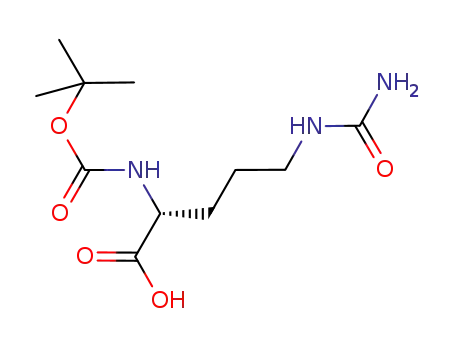 Molecular Structure of 121080-95-3 (BOC-D-CIT-OH)