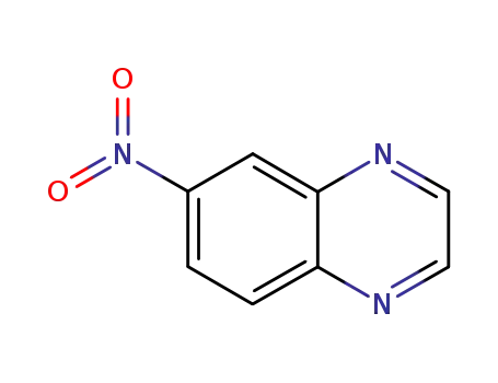 Molecular Structure of 6639-87-8 (6-NITROQUINOXALINE)