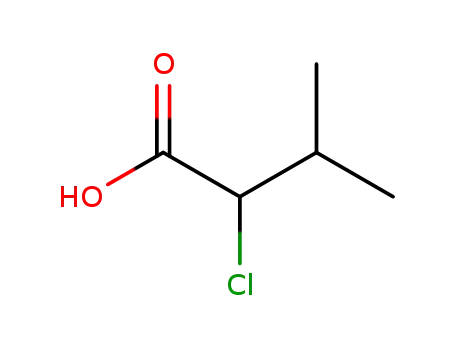 Molecular Structure of 921-08-4 (2-chloro-3-methylbutanoic acid)