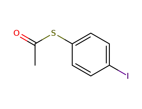 Molecular Structure of 69746-43-6 (1-Iodo-4-acetylthiobenzene)