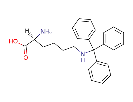 Molecular Structure of 27486-90-4 (N~6~-trityllysine)