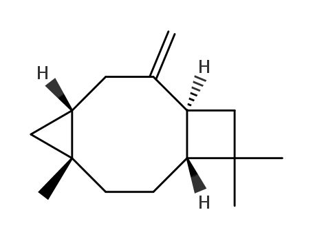 Molecular Structure of 18755-93-6 ((1S,4α,9α)-6α,10,10-Trimethyl-2-methylenetricyclo[7.2.0.04,6]undecane)