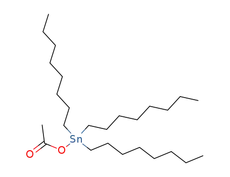 Molecular Structure of 919-28-8 ((acetoxy)trioctylstannane)