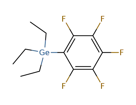 Germane, triethyl(pentafluorophenyl)-