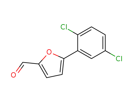 Molecular Structure of 99113-89-0 (5-(2 5-DICHLOROPHENYL)FURFURAL  96)