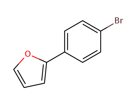 Molecular Structure of 14297-34-8 (2-(4-BROMOPHENYL)FURAN)
