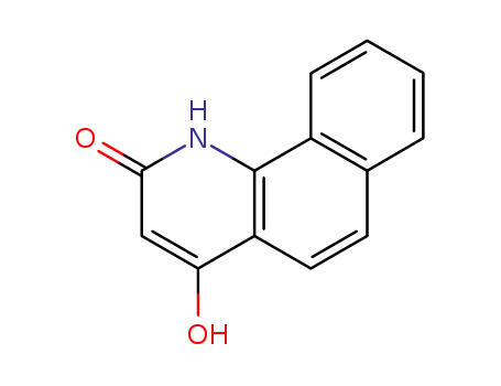 Molecular Structure of 18706-61-1 (Benzo[h]quinolin-2(1H)-one, 4-hydroxy-)