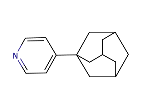 Molecular Structure of 60159-38-8 (4-(tricyclo[3.3.1.1~3,7~]dec-1-yl)pyridine)