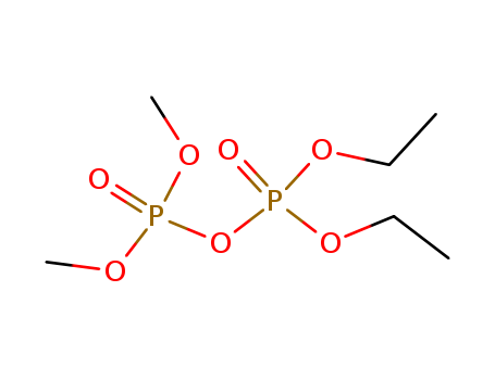 1474-74-4,Diphosphoric acid P1,P1-diethyl-P2,P2-dimethyl ester,Ethylmethyl pyrophosphate (6CI,7CI)