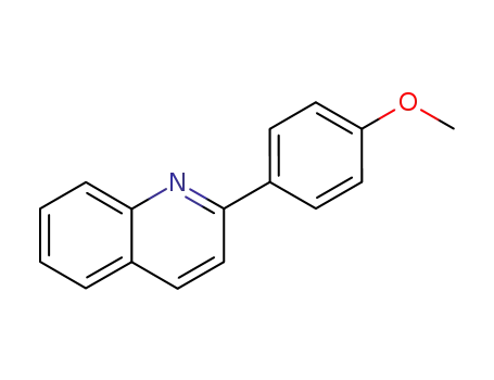 Molecular Structure of 16032-40-9 (2-(4-METHOXYPHENYL)QUINOLINE)