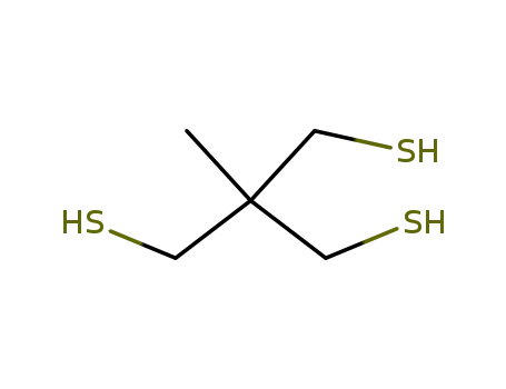 Molecular Structure of 39597-87-0 (1,3-Propanedithiol, 2-(mercaptomethyl)-2-methyl-)