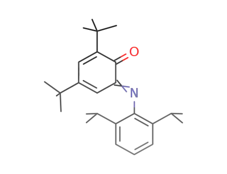 Molecular Structure of 842122-44-5 (2,4-Cyclohexadien-1-one,
6-[[2,6-bis(1-methylethyl)phenyl]imino]-2,4-bis(1,1-dimethylethyl)-)