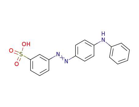 Molecular Structure of 4005-68-9 (3-[(4-anilinophenyl)azo]benzenesulphonic acid)