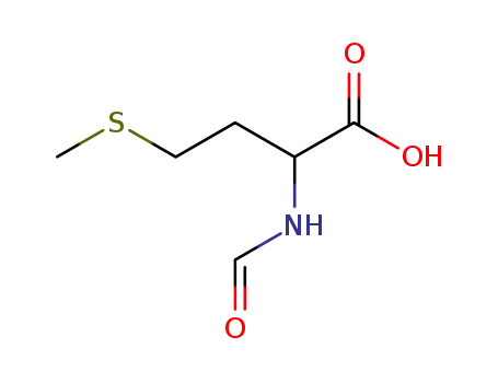 Molecular Structure of 4309-82-4 (N-FORMYL-L-METHIONINE)