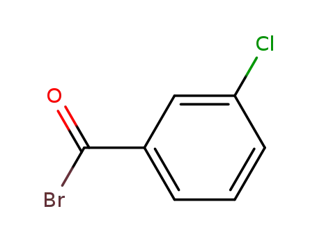 Molecular Structure of 34549-54-7 (Benzoyl bromide, 3-chloro-)