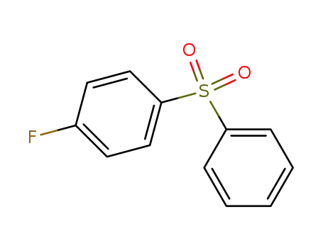 Molecular Structure of 312-31-2 (1-fluoro-4-(phenylsulphonyl)benzene)