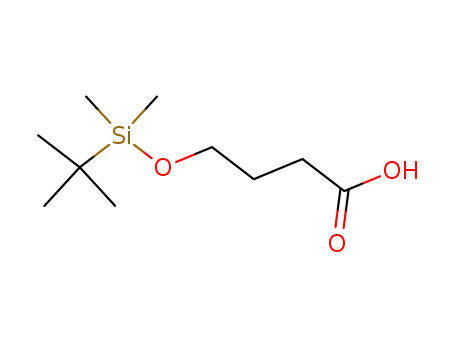 Molecular Structure of 69171-62-6 (Butanoicacid, 4-[[(1,1-dimethylethyl)dimethylsilyl]oxy]-)