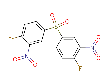 Molecular Structure of 312-30-1 (BIS(4-FLUORO-3-NITROPHENYL) SULFONE)