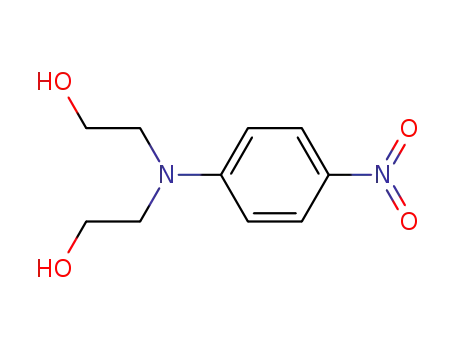 Molecular Structure of 18226-17-0 (2,2'-[(4-nitrophenyl)imino]bisethanol)