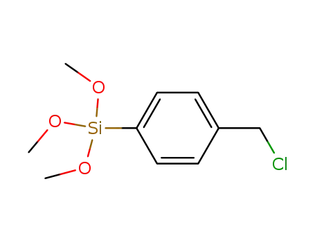 Molecular Structure of 24413-04-5 (4-(CHLOROMETHYL)PHENYLTRIMETHOXYSILANE)