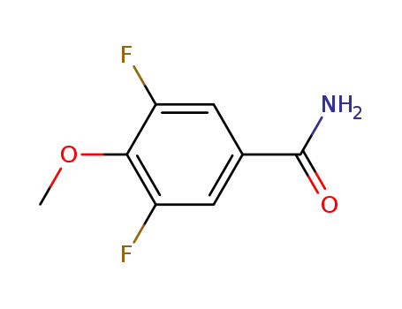 Molecular Structure of 343-79-3 (3,5-DIFLUORO-4-METHOXYBENZAMIDE)