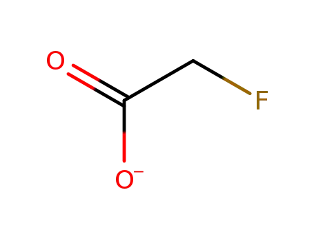 Molecular Structure of 513-62-2 (Fluoroacetate)