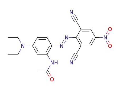 Acetamide, N-[2-[(2,6-dicyano-4-nitrophenyl)azo]-5-(diethylamino)phenyl]-