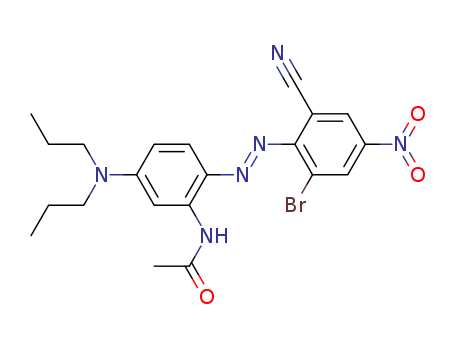 Acetamide,N-[2-[2-(2-bromo-6-cyano-4-nitrophenyl)diazenyl]-5-(dipropylamino)phenyl]-