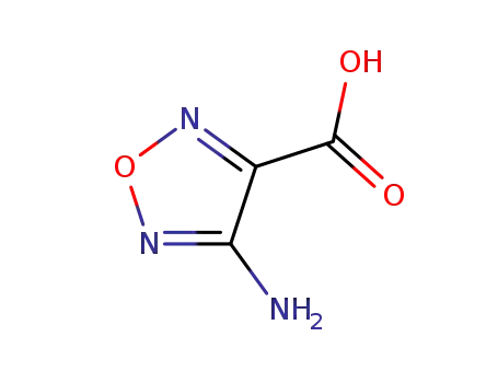 Molecular Structure of 78350-50-2 (3-Aminofurazan-4-carboxylic acid)