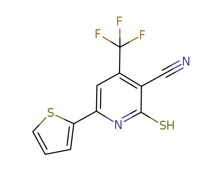 2-MERCAPTO-6-THIEN-2-YL-4-(TRIFLUOROMETHYL)-PYRIDINE-3-CARBONITRILE