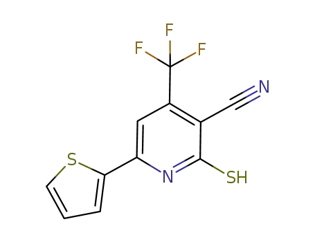 3-Pyridinecarbonitrile,1,2-dihydro-6-(2-thienyl)-2-thioxo-4-(trifluoromethyl)-