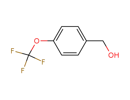 Molecular Structure of 1736-74-9 (4-(Trifluoromethoxy)benzyl alcohol)
