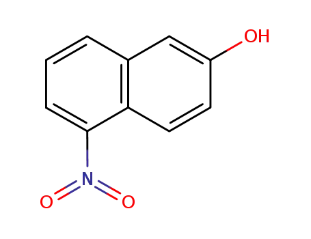 Molecular Structure of 607-45-4 (2-Naphthalenol, 5-nitro-)