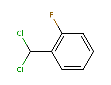Molecular Structure of 320-65-0 (2-FLUOROBENZAL CHLORIDE)