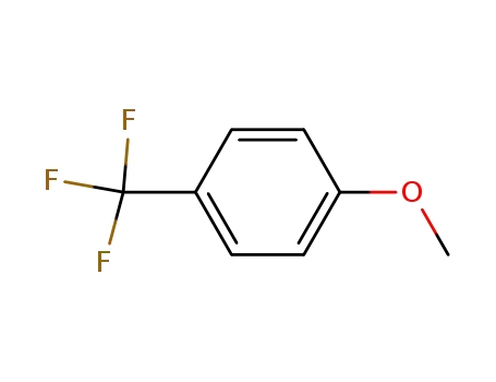 Molecular Structure of 402-52-8 (4-(Trifluoromethyl)anisole)