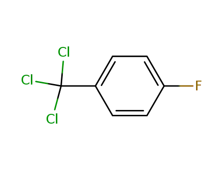 Molecular Structure of 402-42-6 (4-FLUOROBENZOTRICHLORIDE)