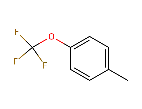 Molecular Structure of 706-27-4 (4-Trifluoromethoxytoluene)