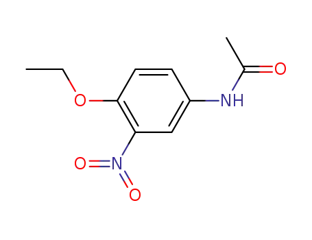 Molecular Structure of 1777-84-0 (N-(4-ethoxy-3-nitrophenyl)acetamide)