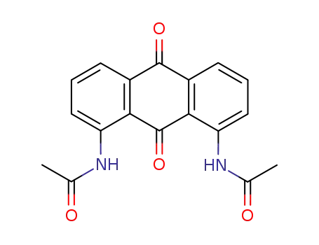 Molecular Structure of 82-36-0 (N,N'-(9,10-dihydro-9,10-dioxo-1,8-anthracenediyl)bisacetamide)