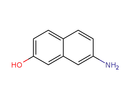 Molecular Structure of 93-36-7 (7-amino-2-naphthol)