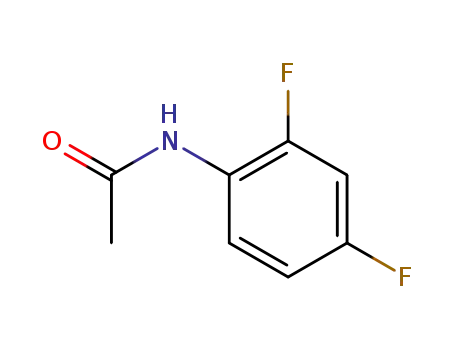 Molecular Structure of 399-36-0 (2,4-Difluoroacetanilide)
