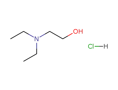 Molecular Structure of 14426-20-1 (2-DIETHYLAMINOETHANOL HYDROCHLORIDE)
