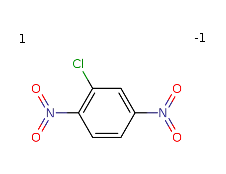 Molecular Structure of 619-16-9 (2-CHLORO-1,4-DINITROBENZENE)