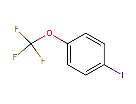 Molecular Structure of 103962-05-6 (1-Iado-4-(trifluoromethoxy)benzene)