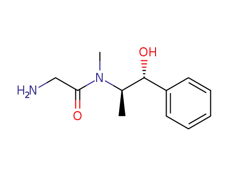 Molecular Structure of 170115-98-7 ((R,R)-(-)-PSEUDOEPHEDRINE GLYCINAMIDE)