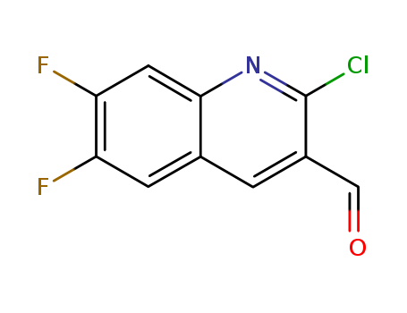 2-Chloro-6,7-difluoro-3-quinoline carboxaldehyde